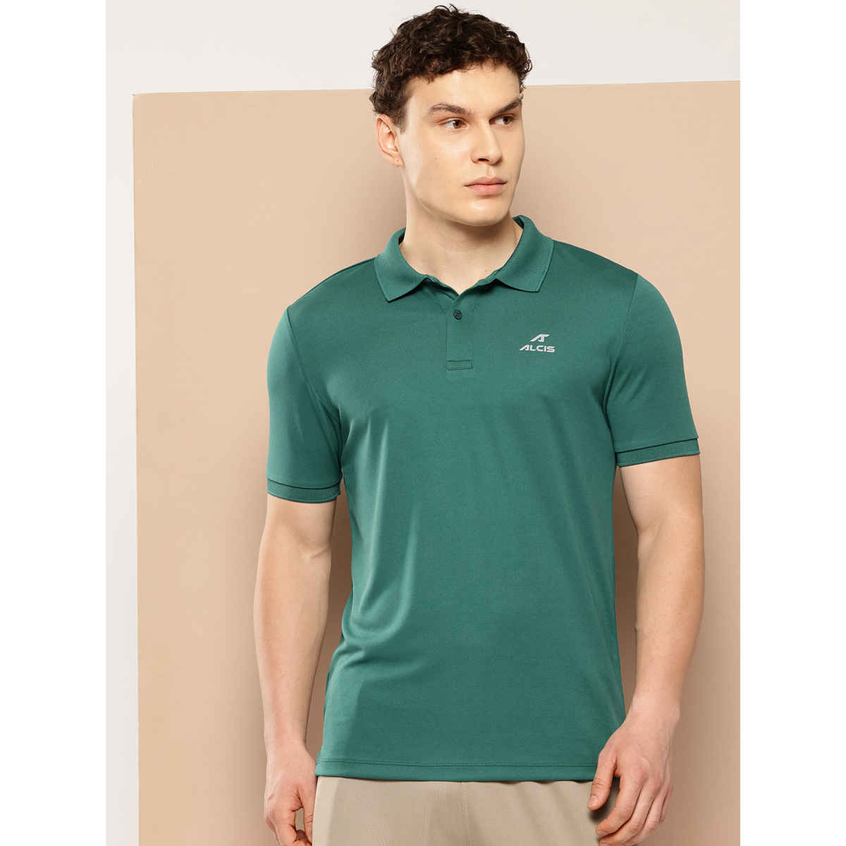 Alcis Men's Wonder Polo | Bottle Green | M