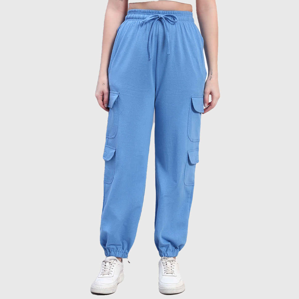 Q-rious Women's AdventureFlex Cargo Joggers | GLJ-CARGO | Blue - 32