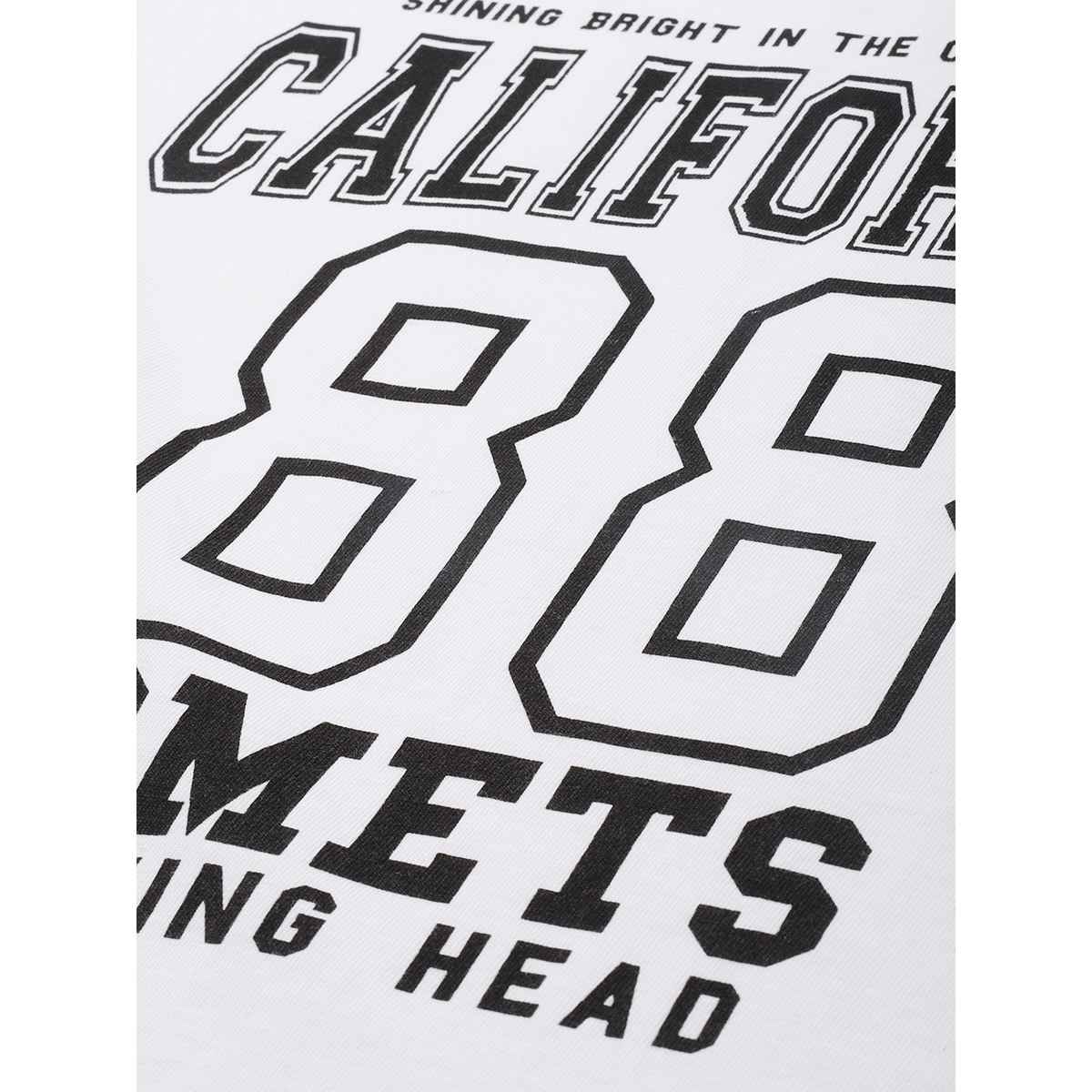 Dillinger Women's Short Sleeve Boxy Cropped Printed T-shirt | White - S