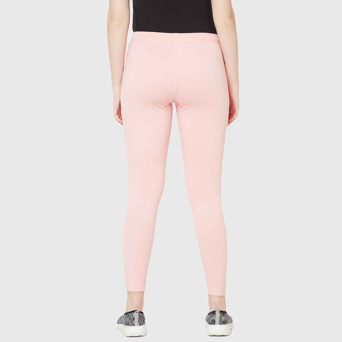 Sweet Dreams Women Solid Tights | Soft Pink - XXL