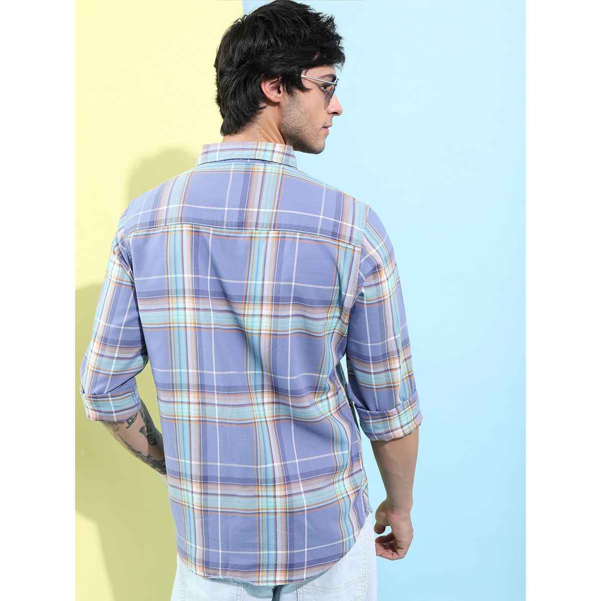 HIGHLANDER Men's Casual Shirt | Lavender - S