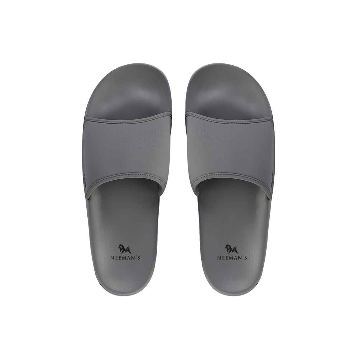 Neemans Unisex Eco Slides - Pebble Grey | UK 11