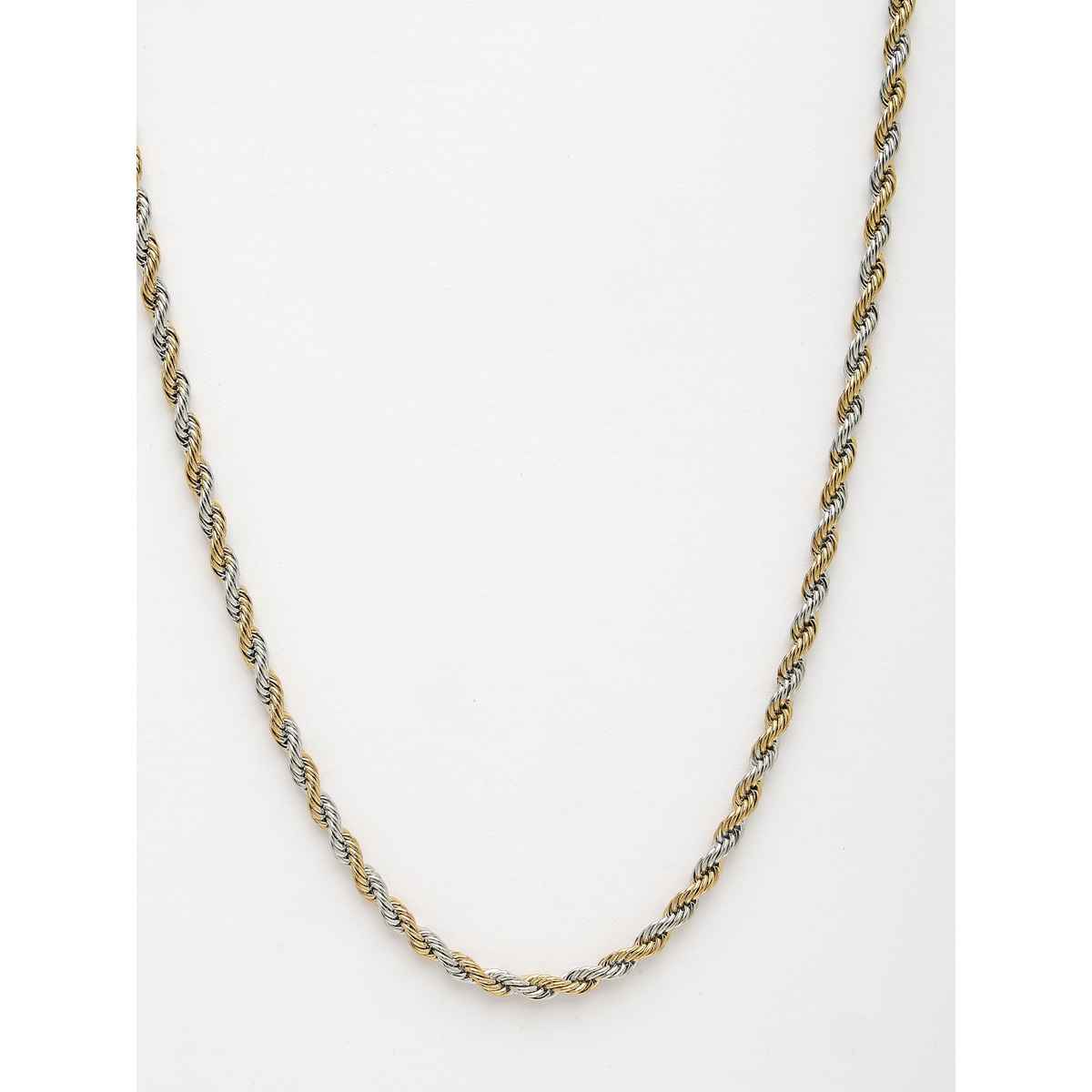 NVR Men's Rhodium-plated Stainless Steel Chain | NVR2565