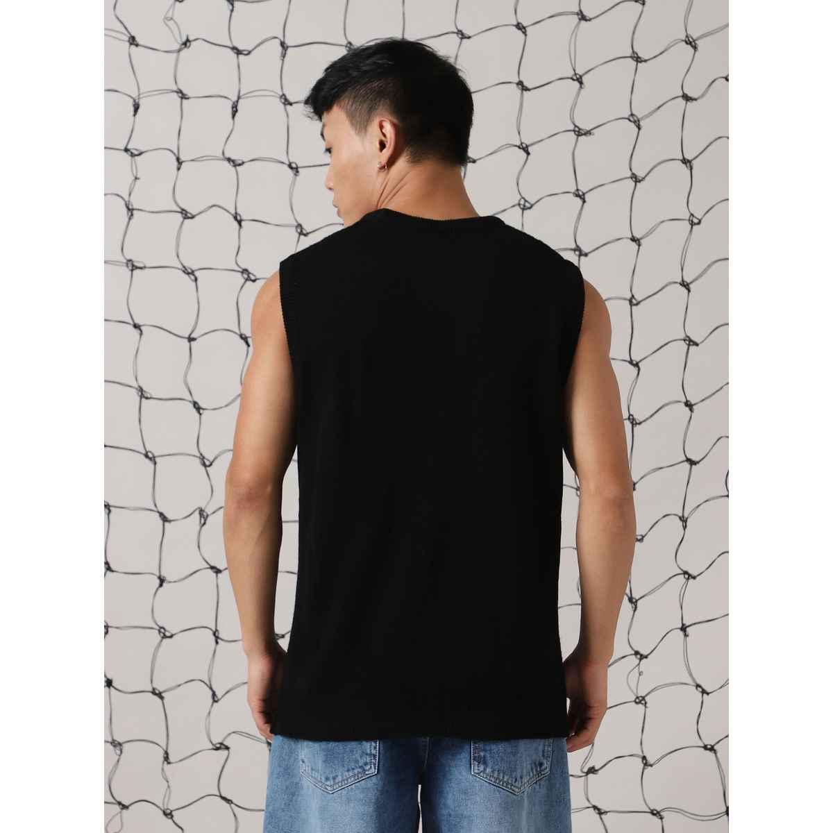 Hubberholme Men's Sleeveless Pullover | Black - S