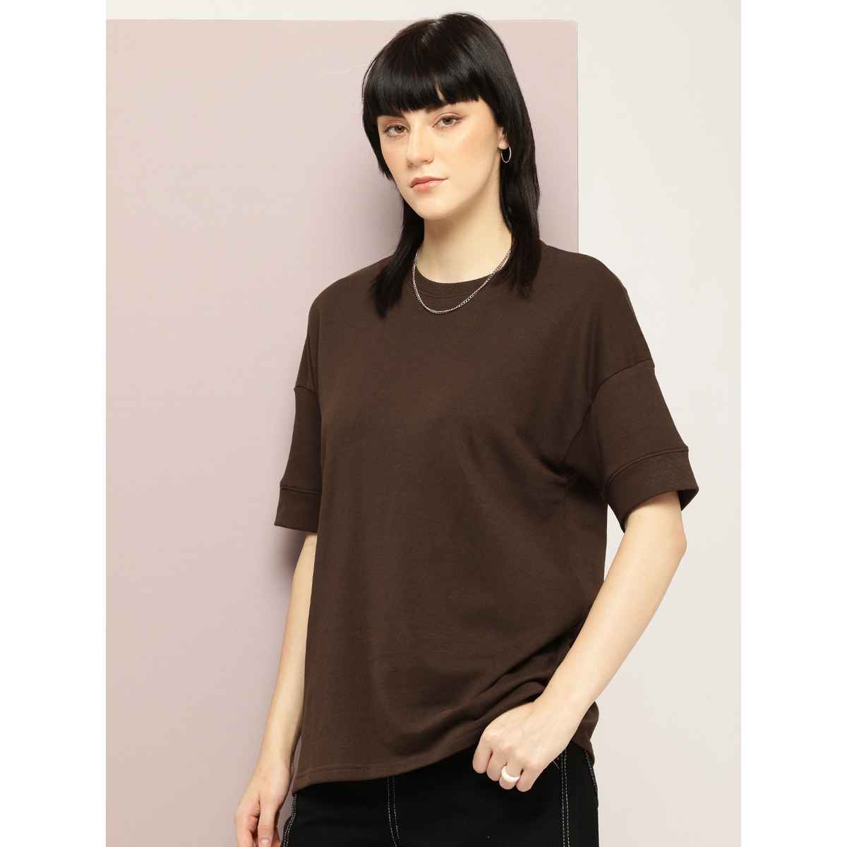 Dillinger Women's T-shirts | WMNCR638CHO | Brown - L