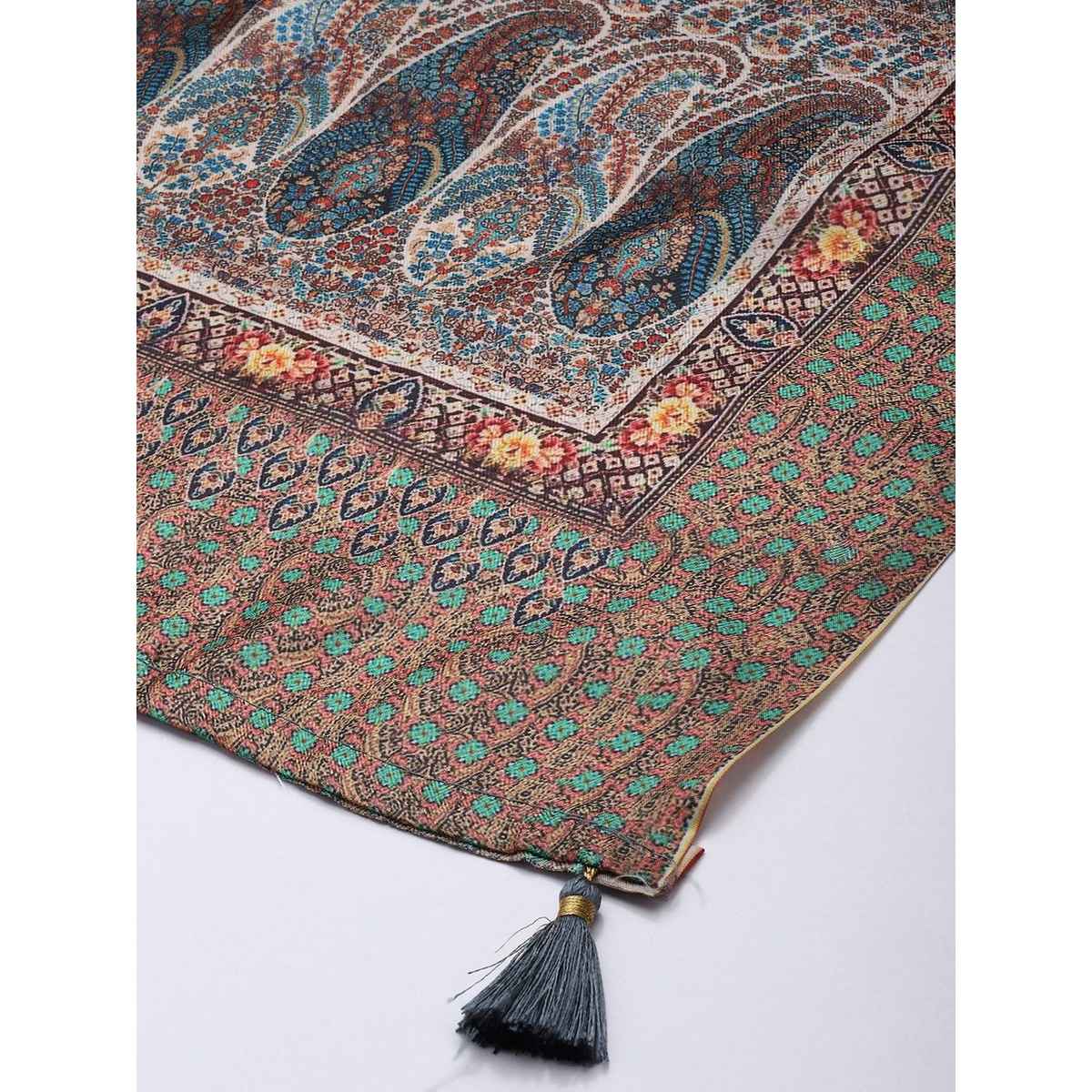 Ishin Multi Color Cotton Dupatta | 1039