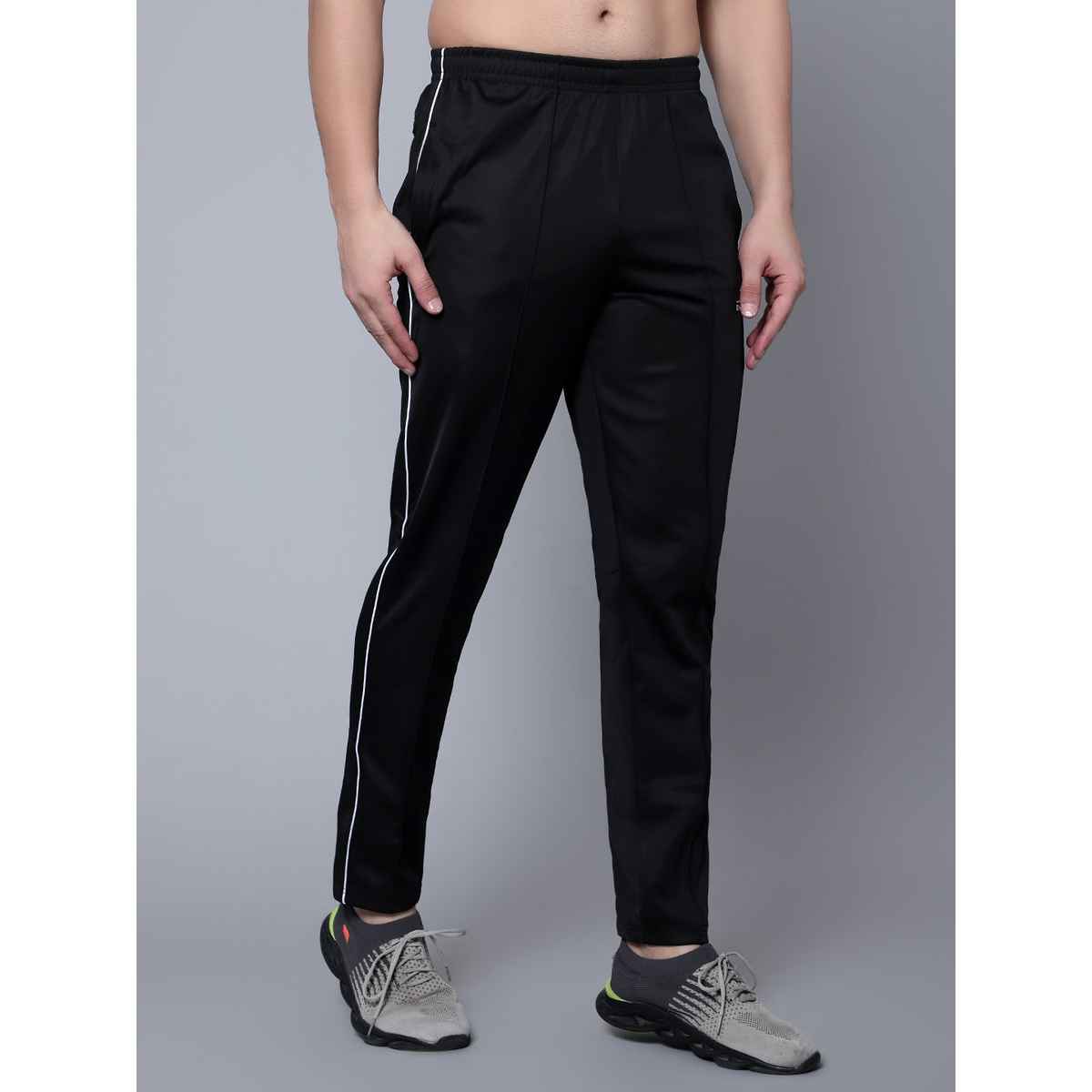 Shiv Naresh Men's Trackpant | 550 - Black-White | XL