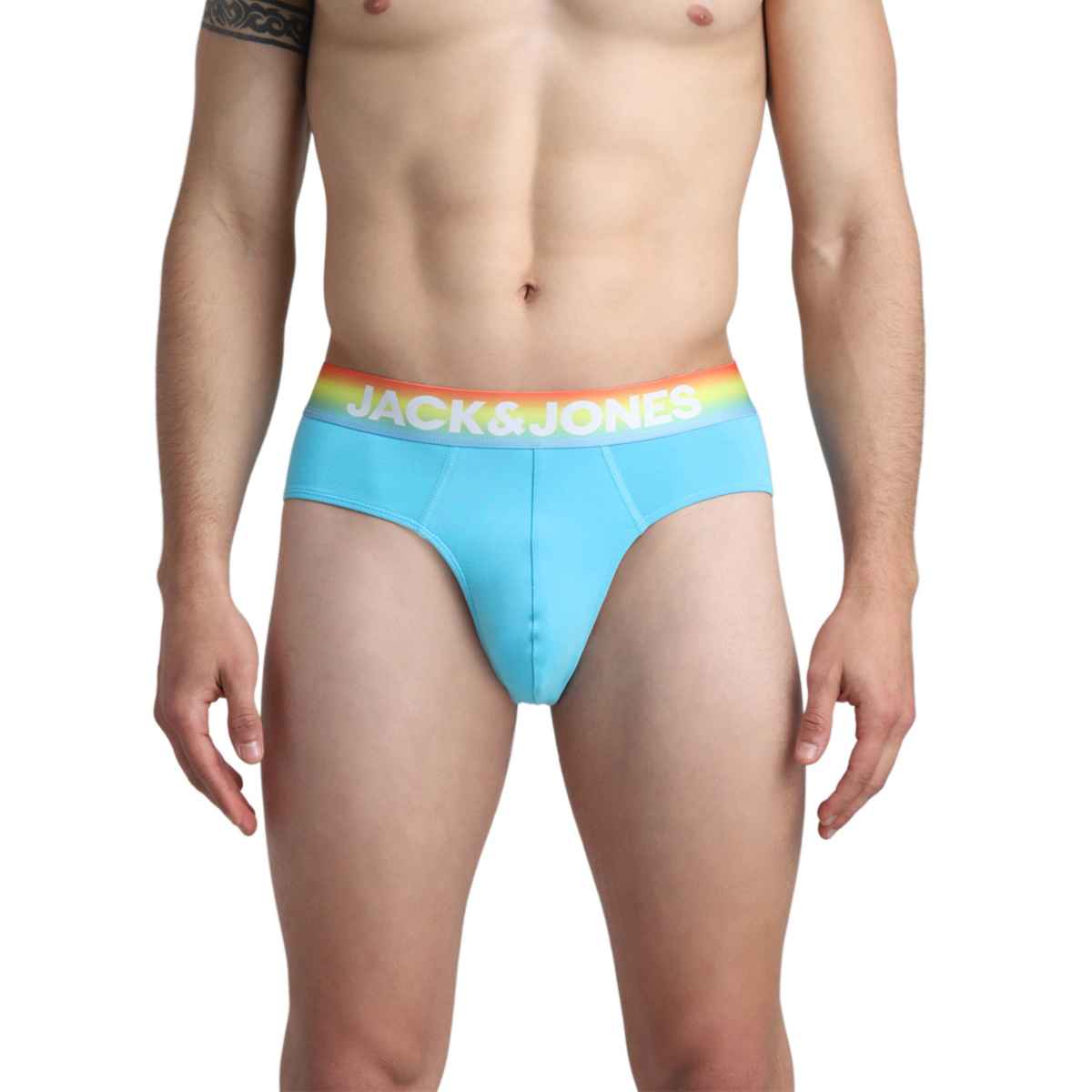 Jack & Jones Men's Kicker Brief | Pack of 2 | Exotic Orange - S