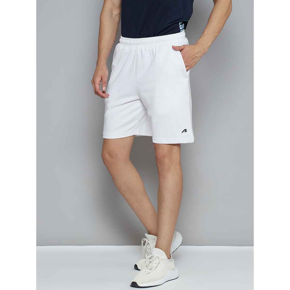 Alcis Men's Waffle Shorts | White | M