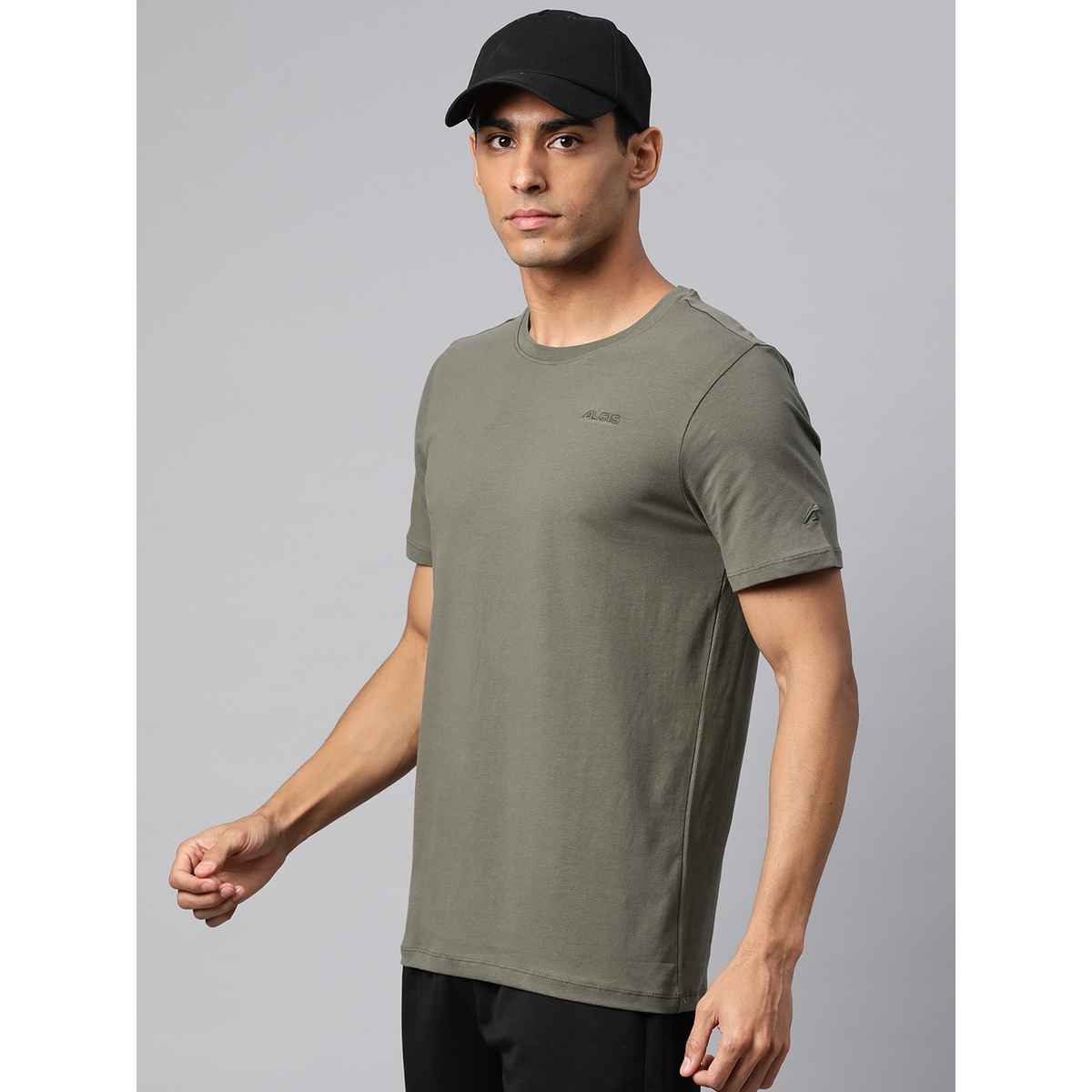 Alcis Men's Round Neck T-Shirt | Hillside Olive | XXL