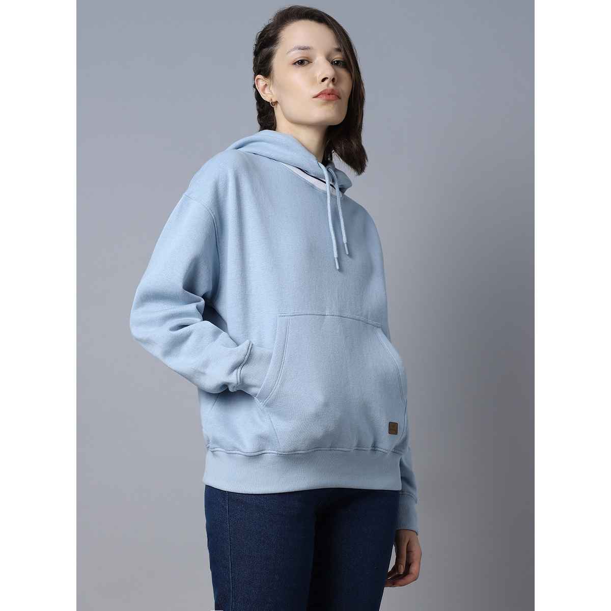 High Star Women's Hooded Pullover Sweatshirt | Blue - S