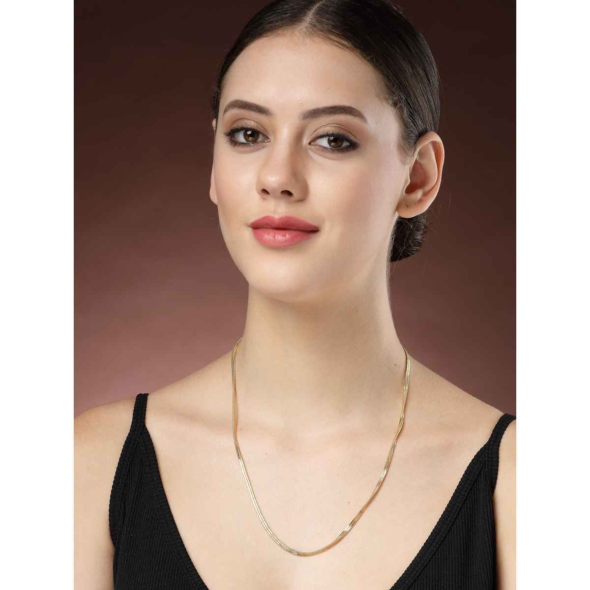 NVR Women's Gold - Plated Minimal Chain | NVR2708