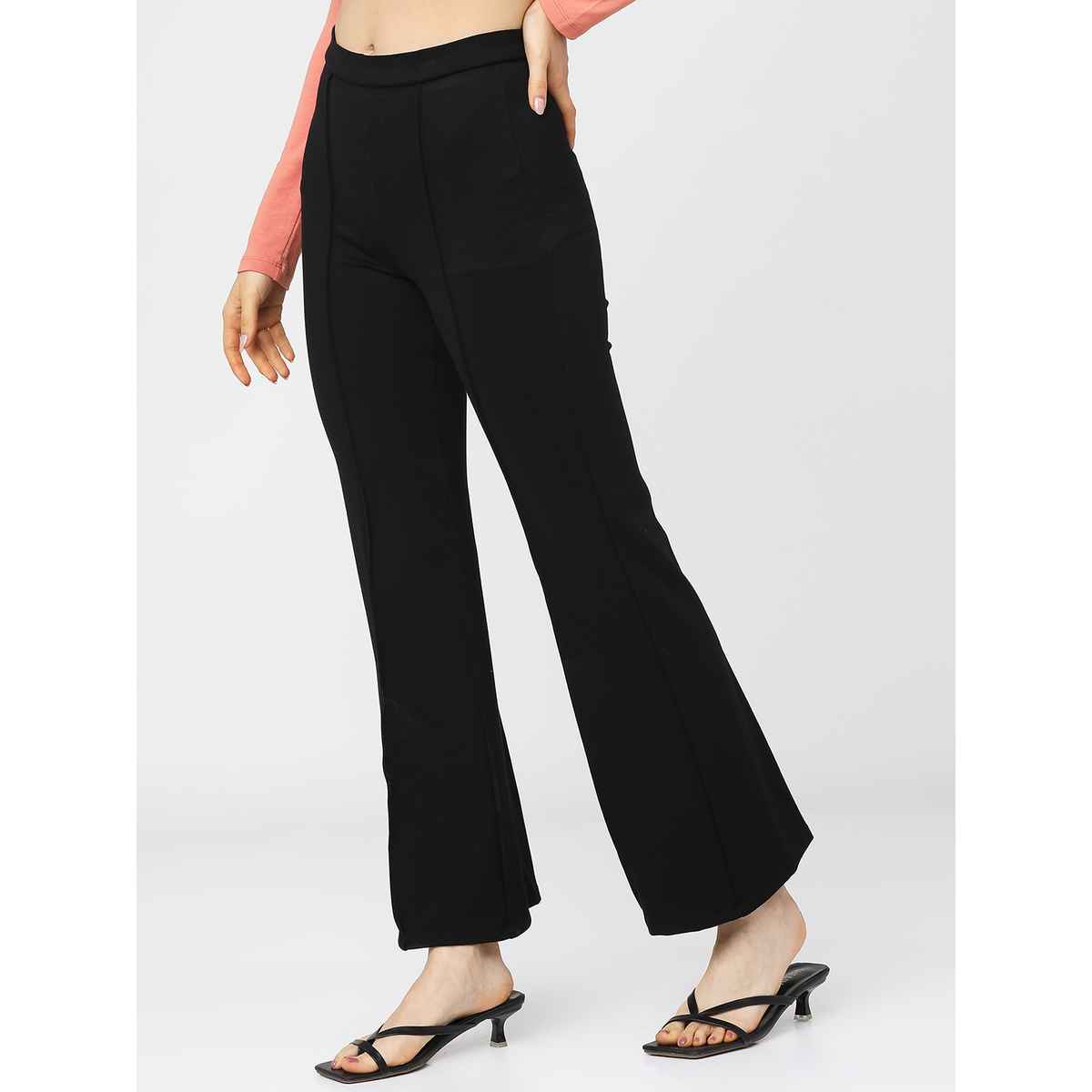 Tokyo Talkies Women's Bootcut Trouser | Black - S