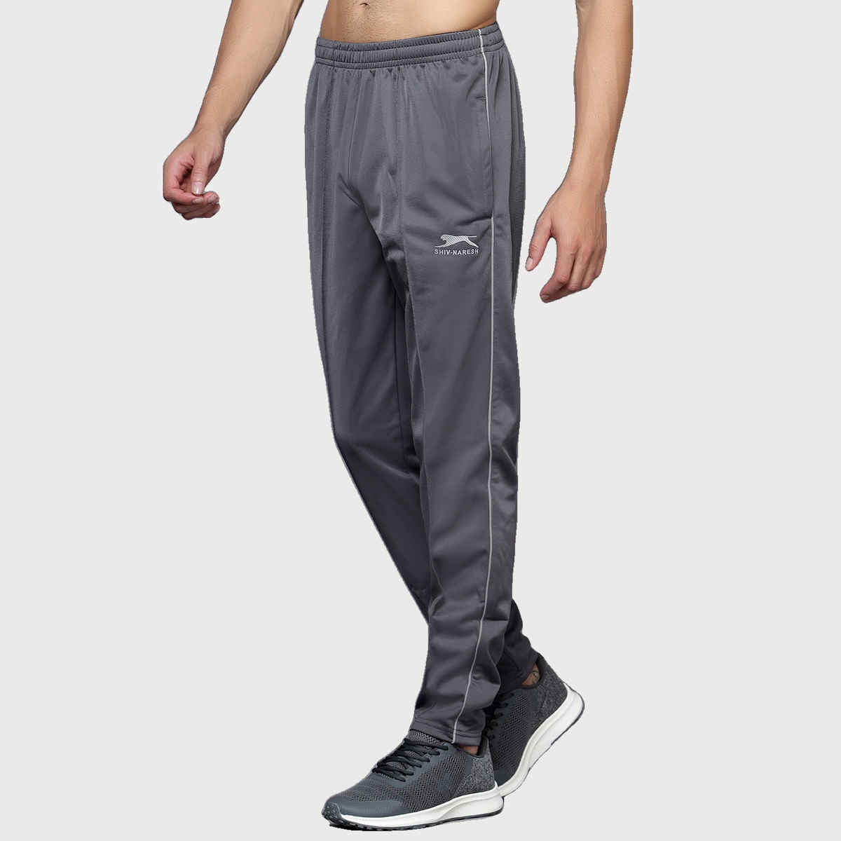 Shiv Naresh Men's Trackpant | 550 - D.Gre-L.Grey | 2XL