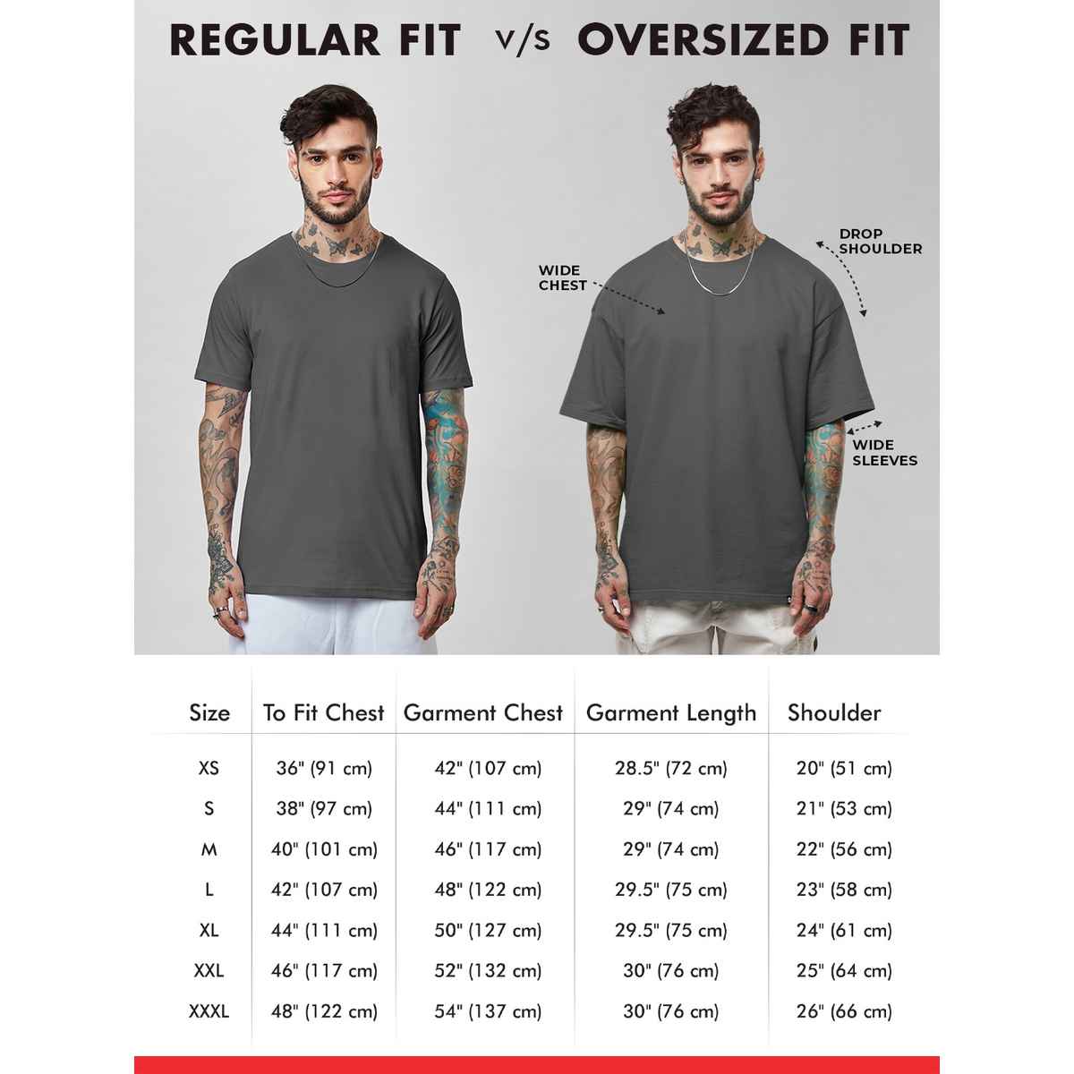 The Souled Store Men's TSS Originals Shadow Oversized T-shirt | Purple - 2XL