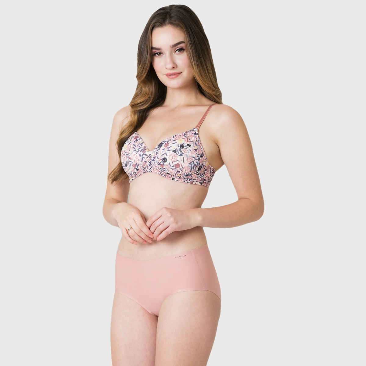 Van Heusen Women Peach No Visible Panty Line Easy Stain Release Gusset Hipster Panty - L/XL