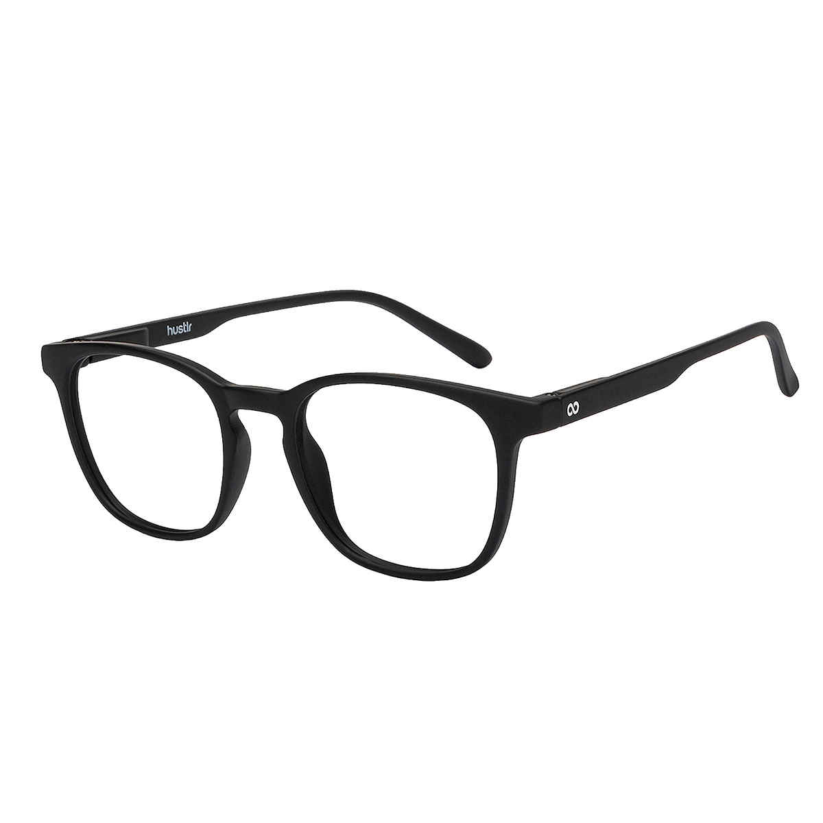 Hustlr Power by Lenskart Unisex TR90 Computer Glasses | Dark Night - M