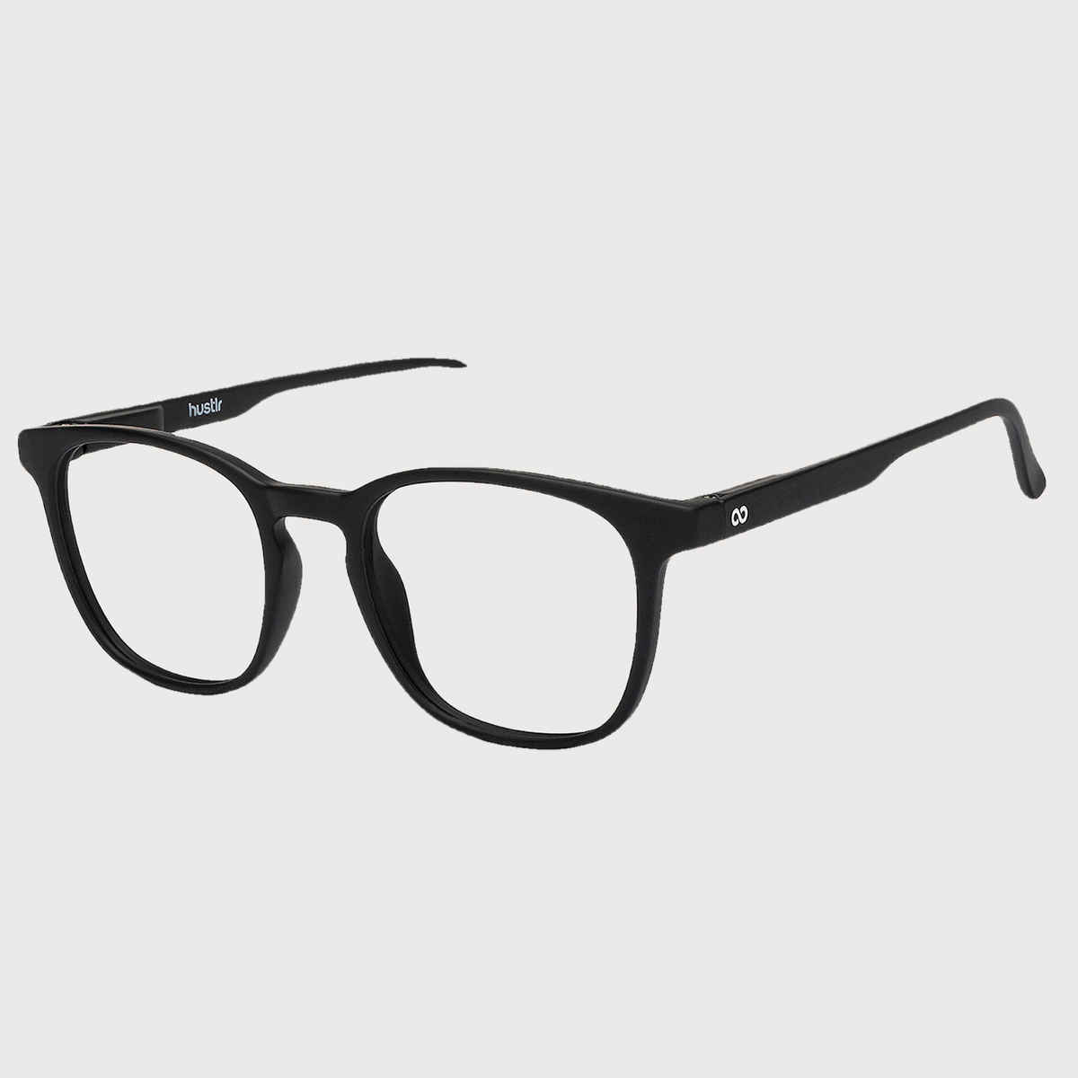 Hustlr Power by Lenskart Unisex TR90 Computer Glasses | Dark Night - M