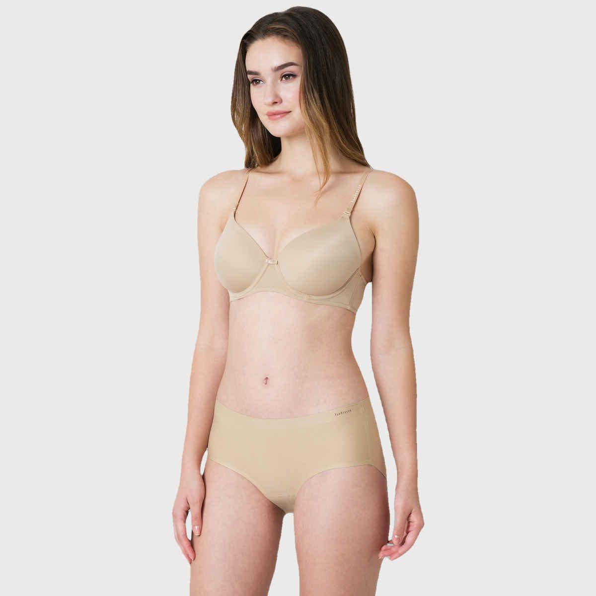 Van Heusen Women Skin No Visible Panty Line Easy Stain Release Gusset Hipster Panty - L/XL