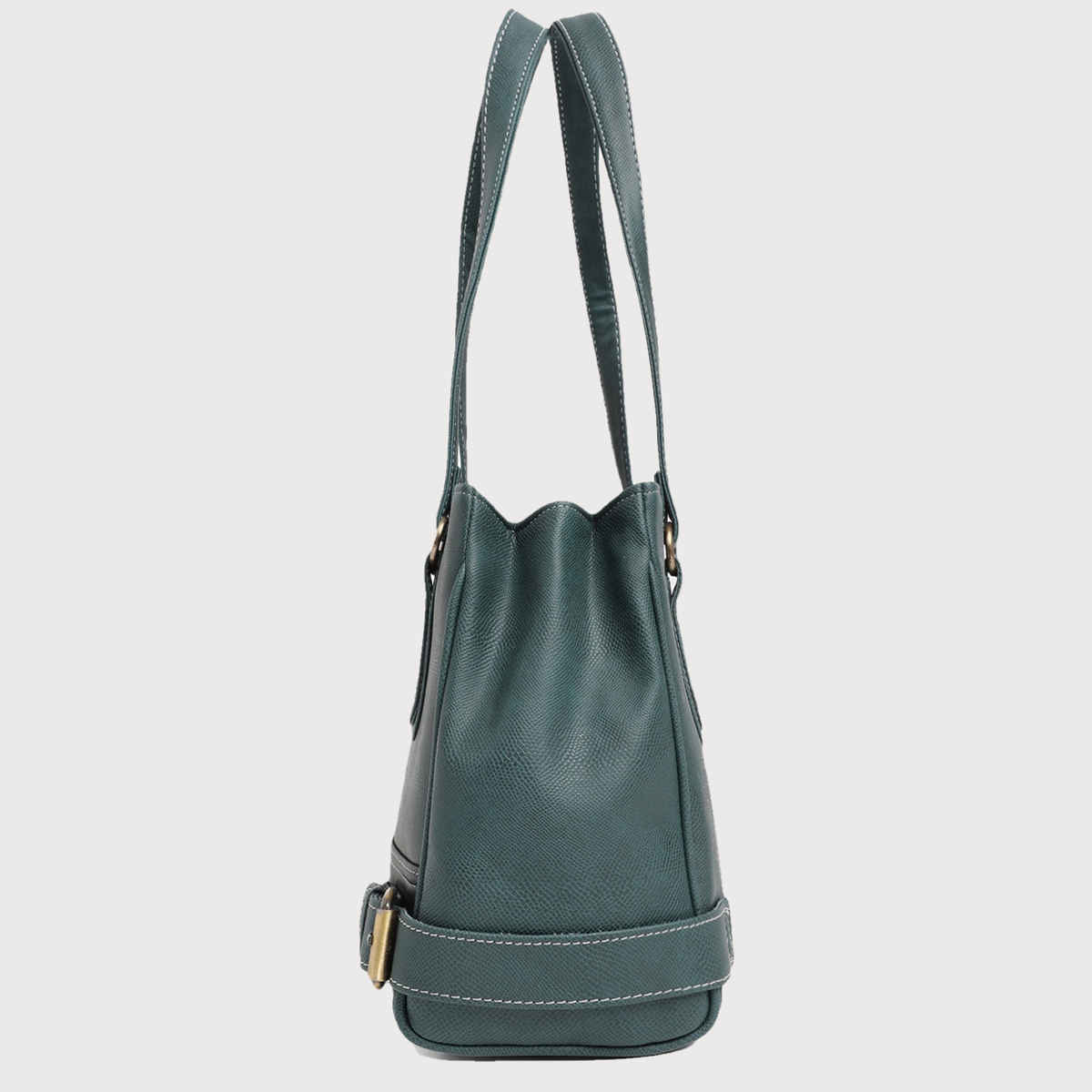 Fostelo Women's Vegan Leather Cuckoo Handbags Shoulder Hobo Bag Ladies Purse | Green | Large