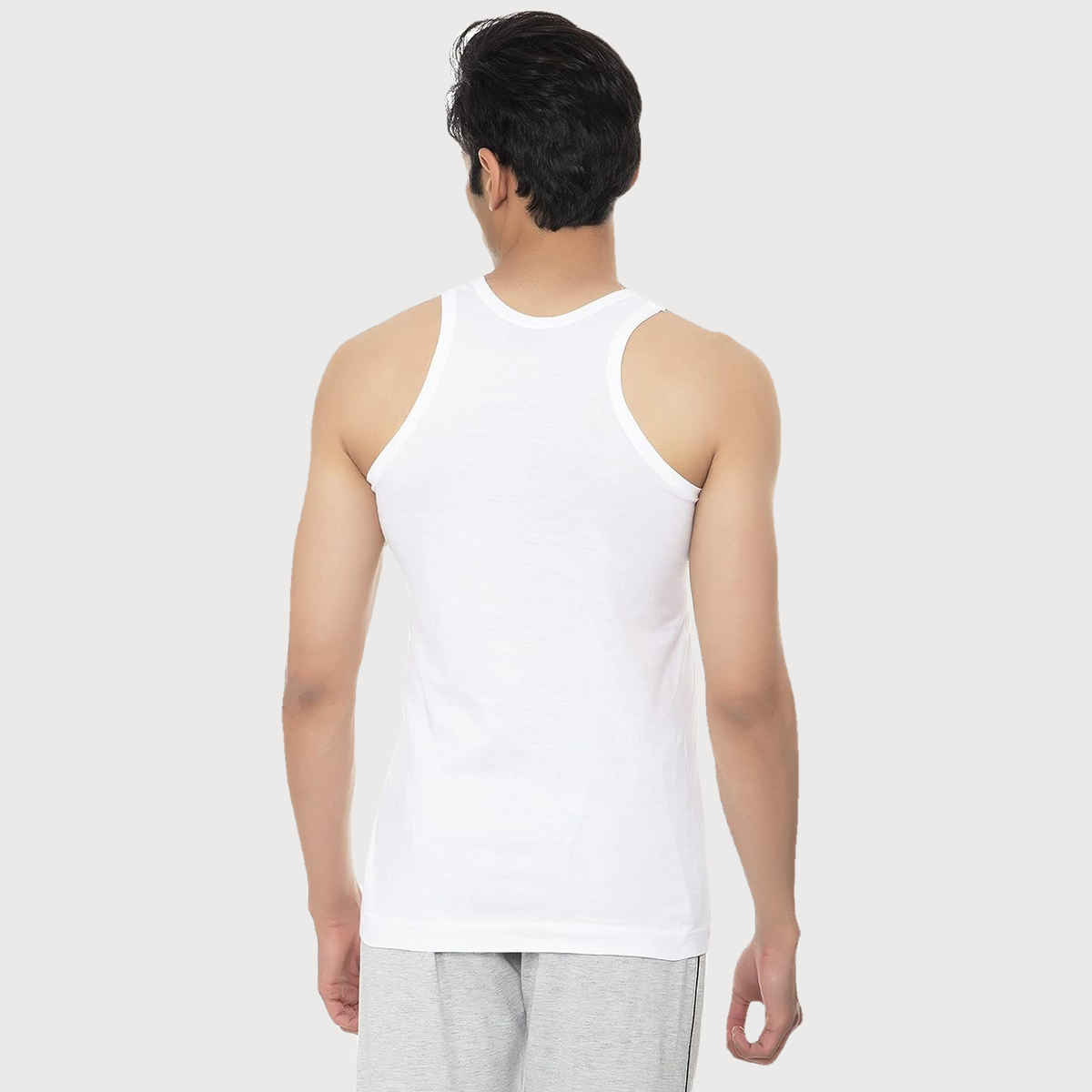 Amul Comfy Men's Vest | White - 90