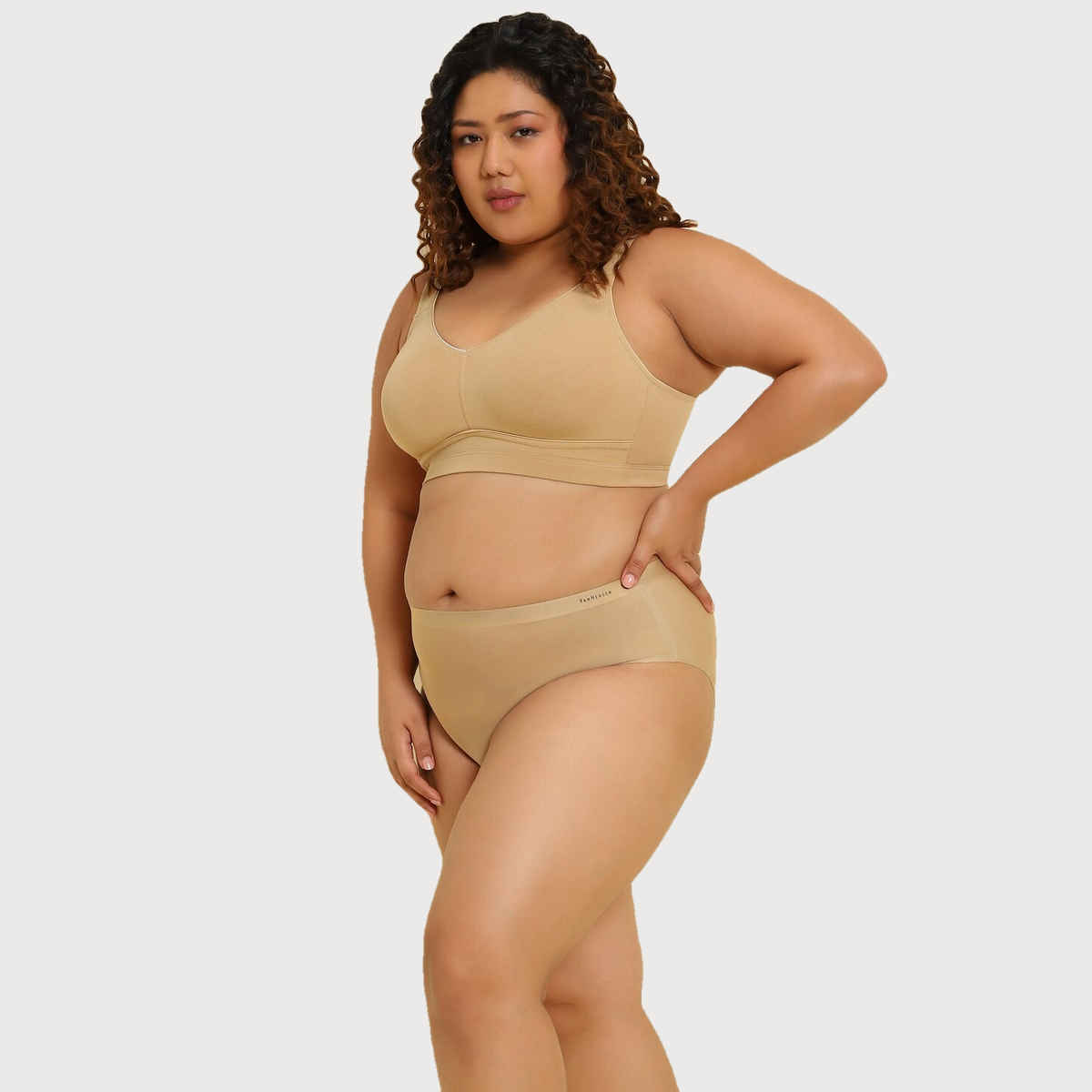 Van Heusen Women Skin Cotton Minimizer Bra - Wireless | Non Padded | Full Coverage - 44DD