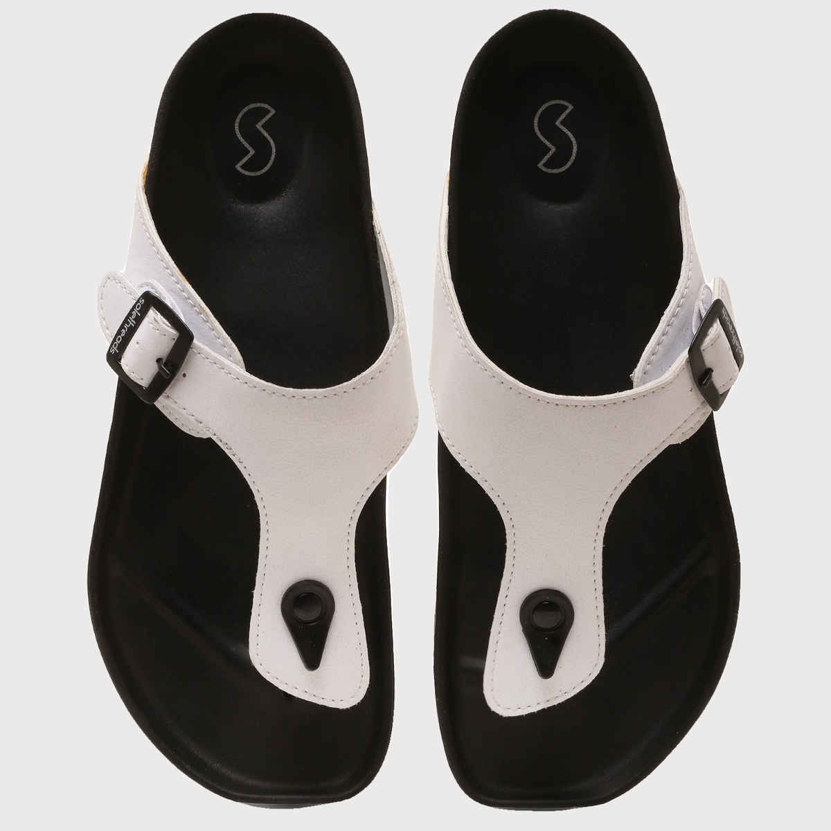 Solethreads Pharaoh White Sandals for Men | Size India/UK 7