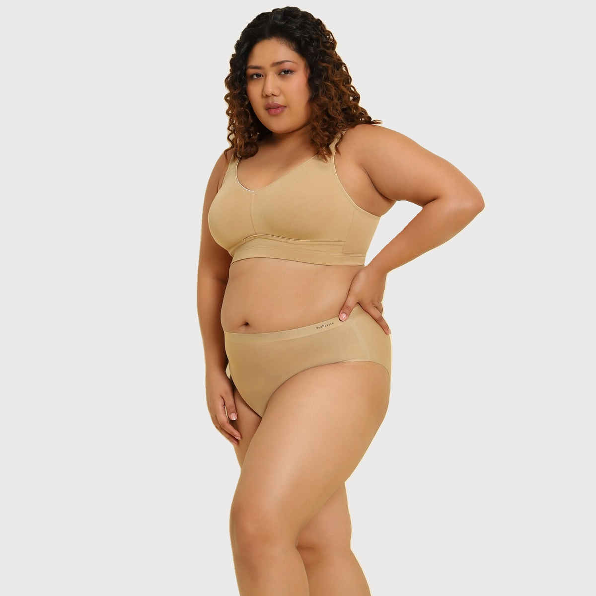 Van Heusen Women Skin Cotton Minimizer Bra - Wireless | Non Padded | Full Coverage - 40B