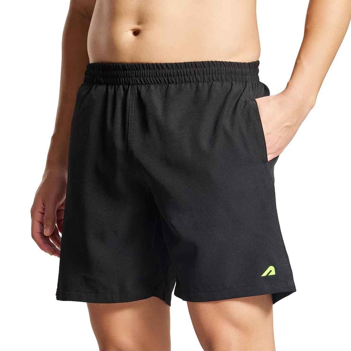 Boldfit Men's Swimming Shorts Stretchable Quick Dry | Black - S