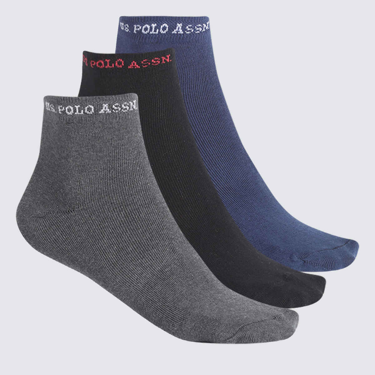 U.S. Polo Assn. | Socks Pack of 3 | I646 | Navy, Black and Grey