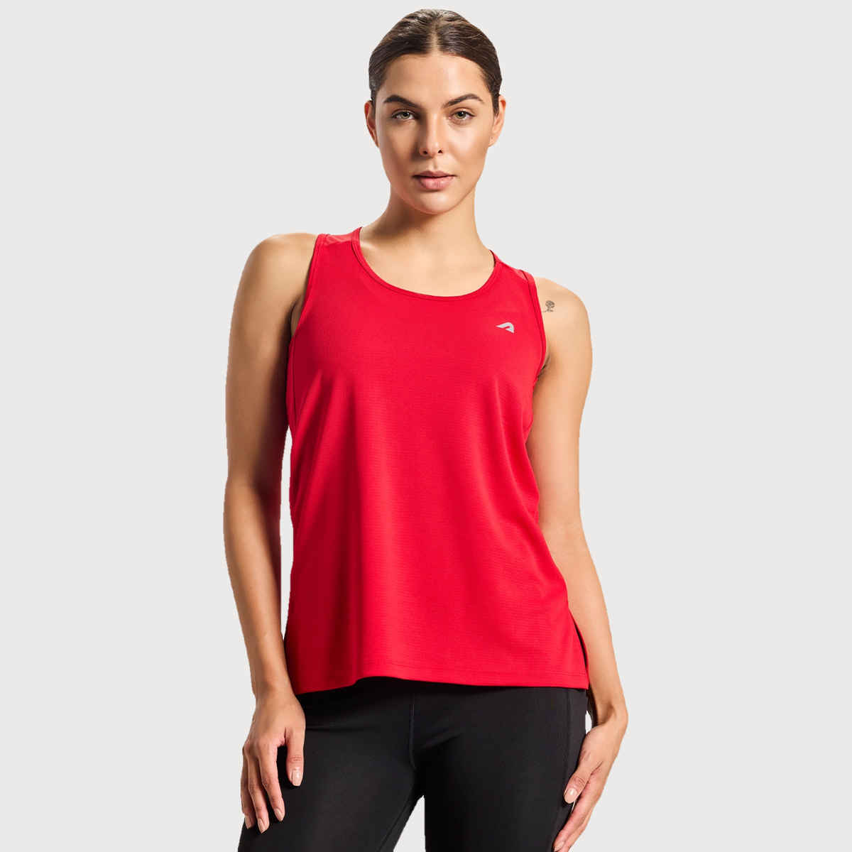 Boldfit Women's Sports Vest Sleeveless Running Lightweight | Red - XL
