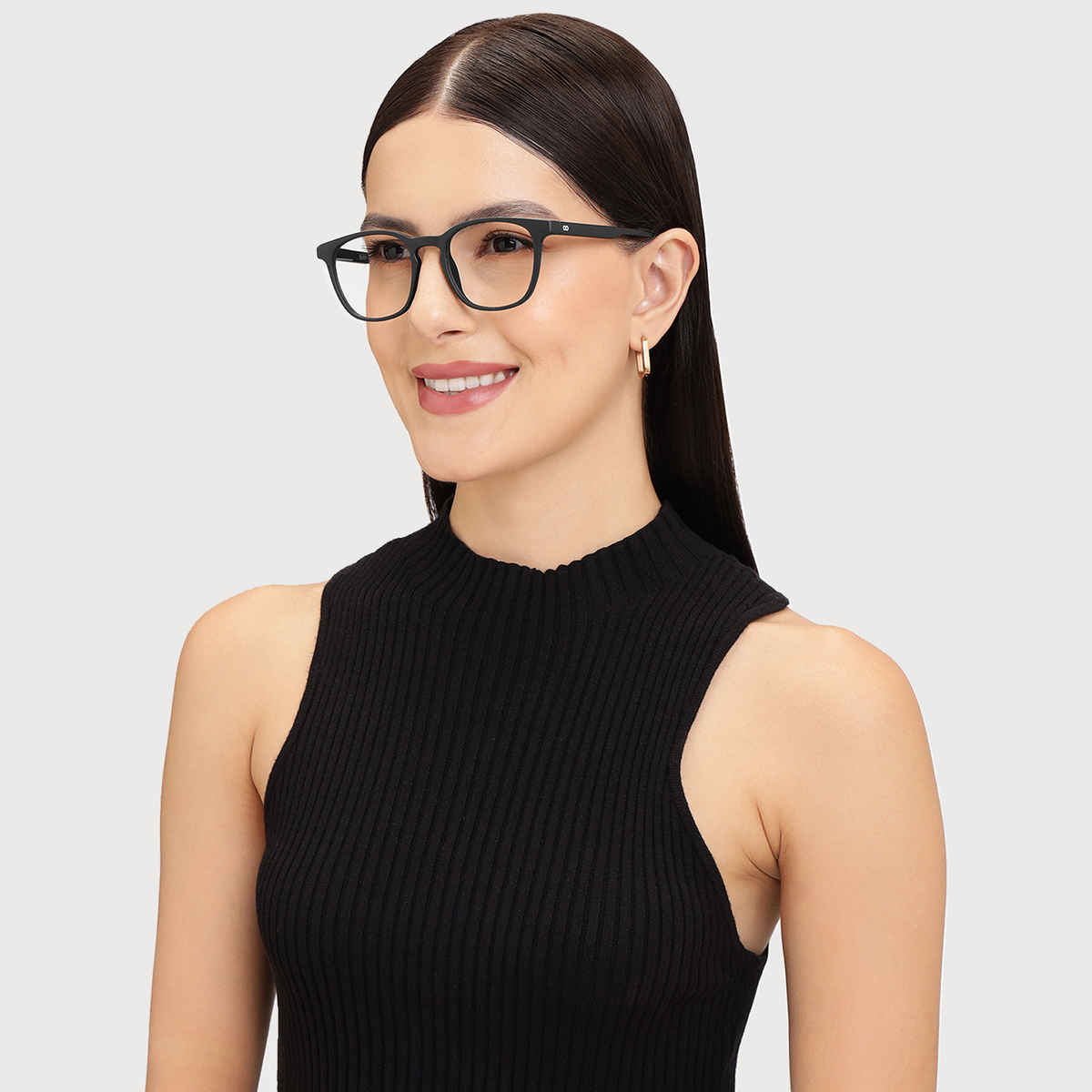 Hustlr Power by Lenskart Unisex TR90 Computer Glasses | Dark Night - M