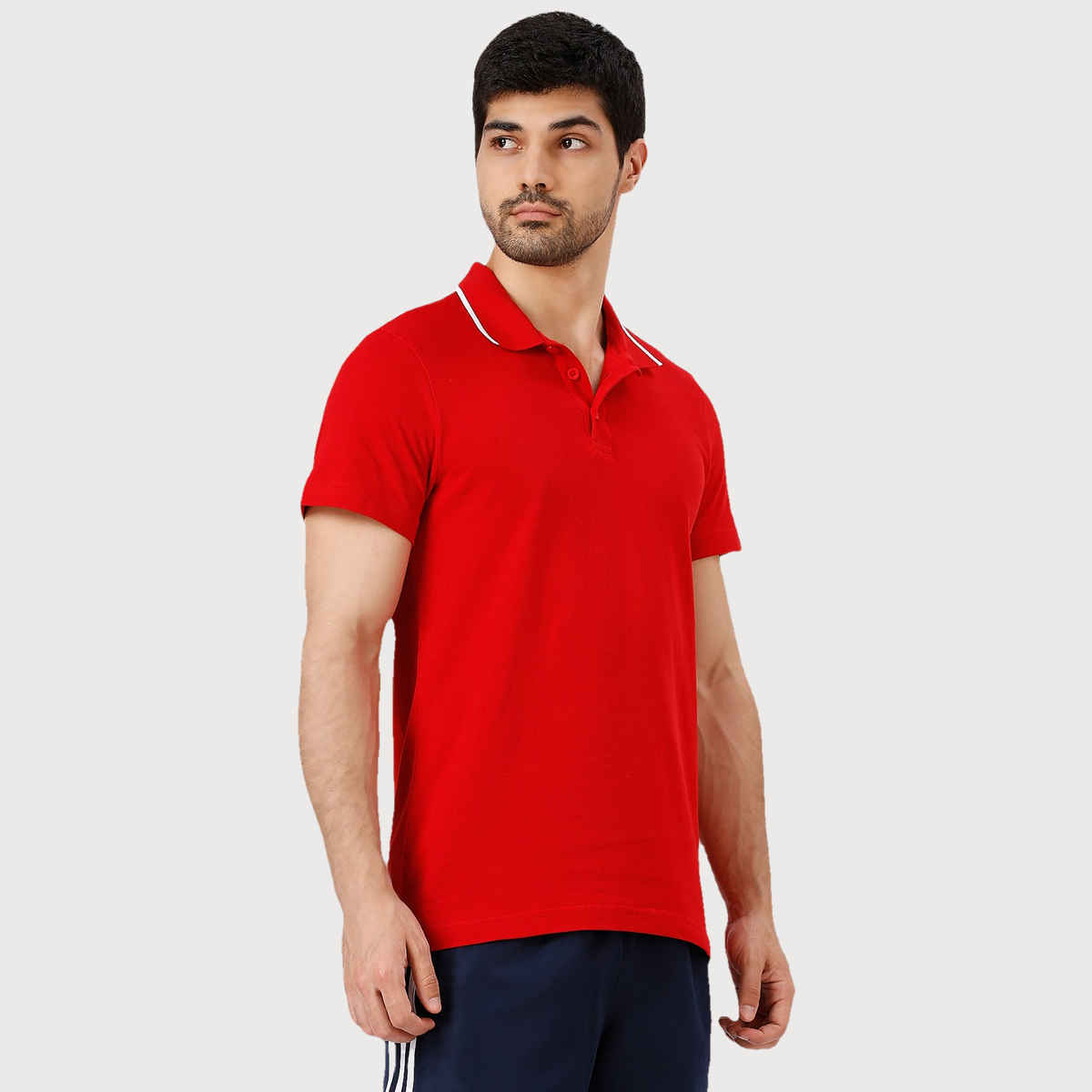 Adidas Men's Solid Red Polo T-Shirt | M | IX3313