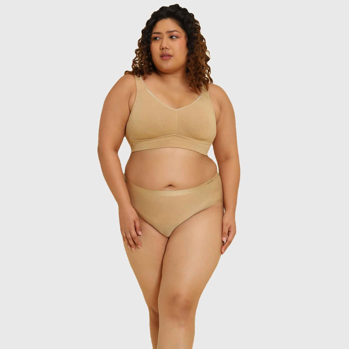 Van Heusen Women Skin Cotton Minimizer Bra - Wireless | Non Padded | Full Coverage - 44DD