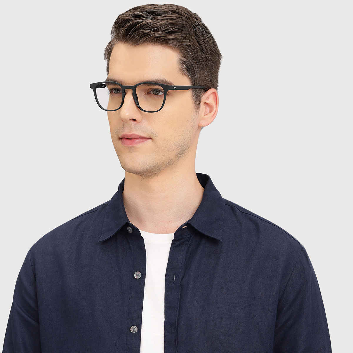 Hustlr Power by Lenskart Unisex TR90 Computer Glasses | Dark Night - M