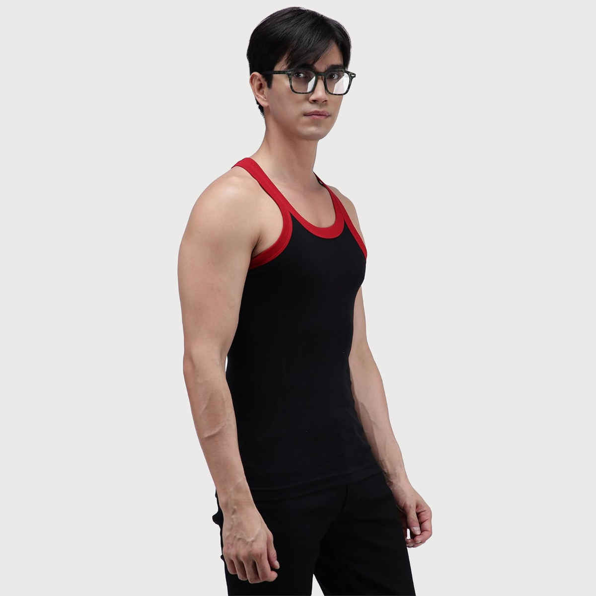Amul Comfy Men's Gym Vest | Multicolor - 85
