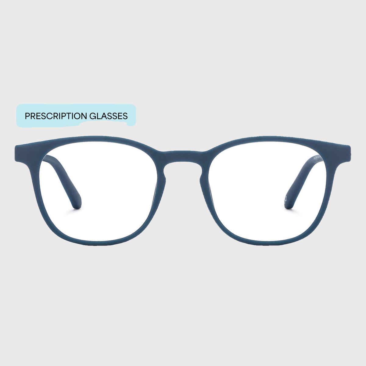 Hustlr Power by Lenskart Unisex Acetate Computer Glasses | Navy - M