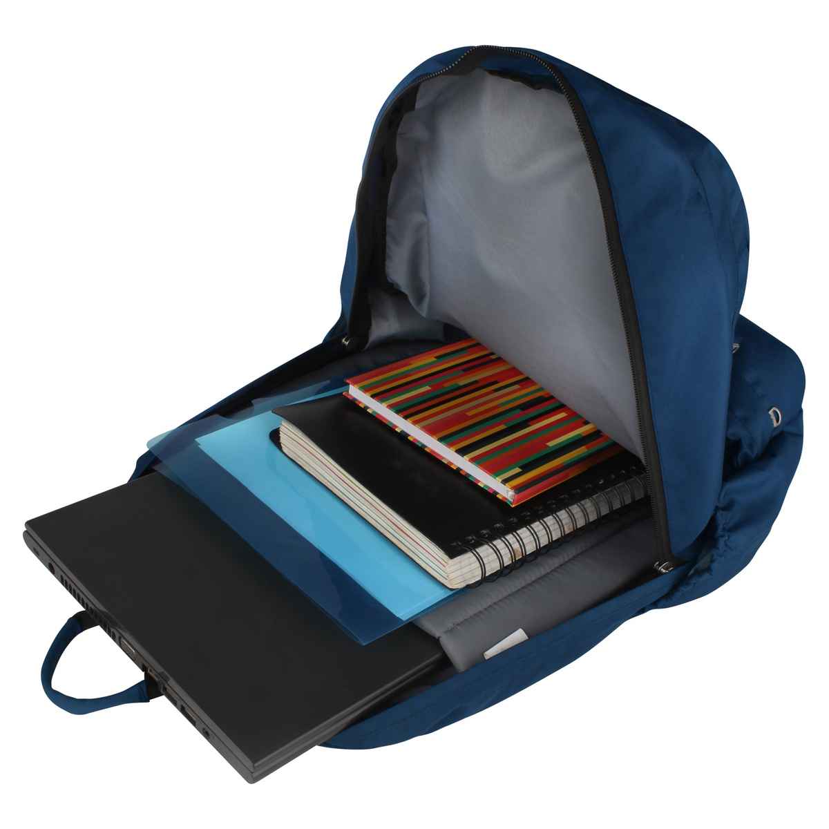 Urban Tribe Unisex Solid Polyester 20 L Laptop Backpack | Navy Blue - M