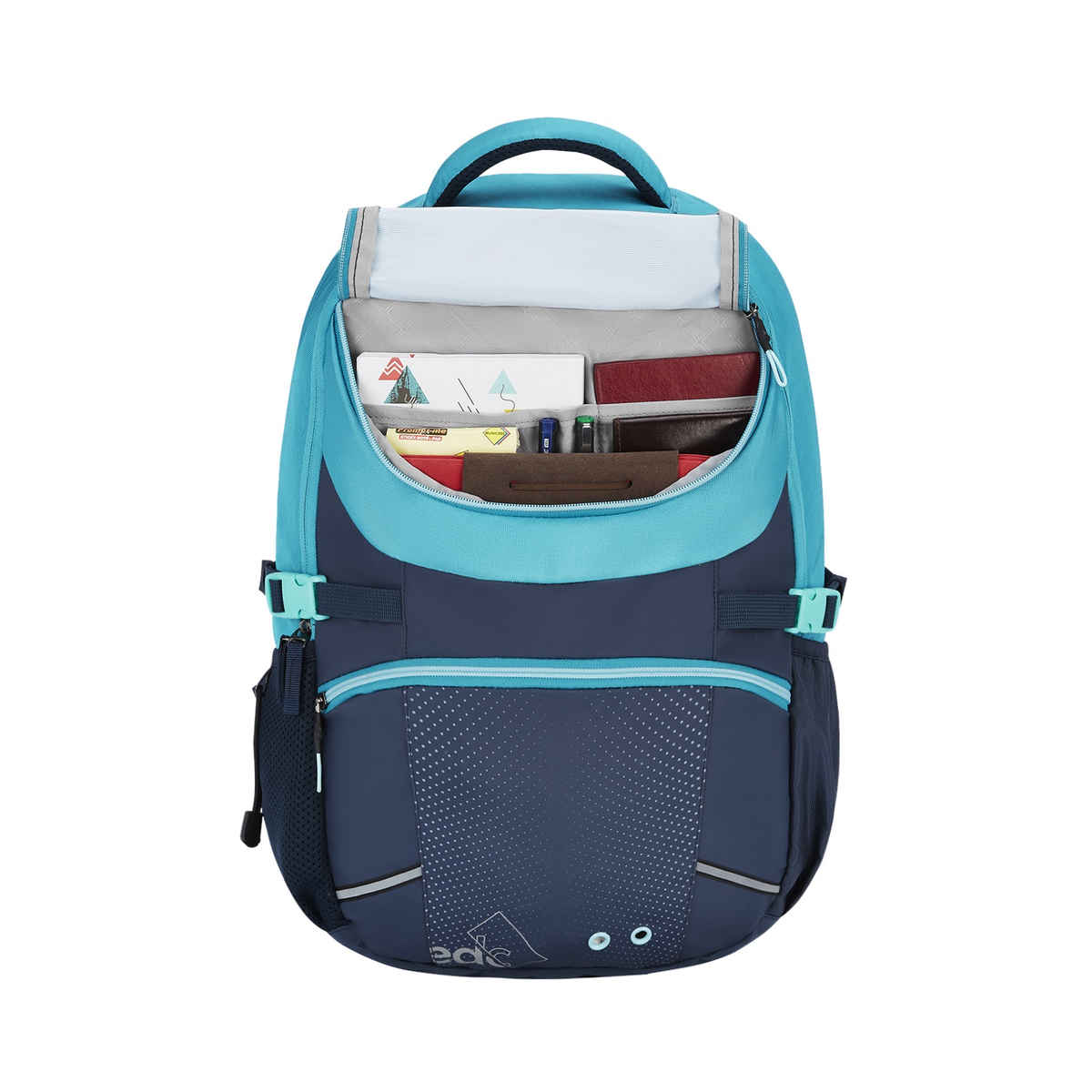 Safari Unisex Solid Polyester 43 L Laptop Backpack | Cyan