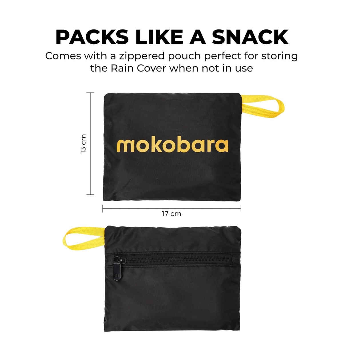 Mokobara Unisex Solid Polyester Luggage Cover | Crypto