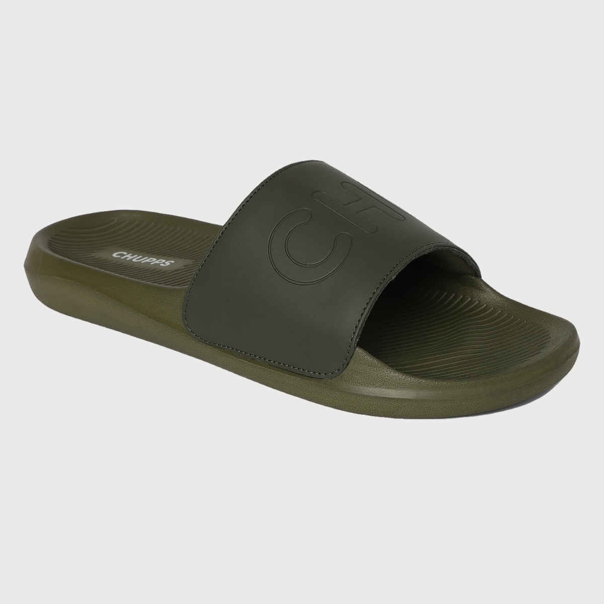 Chupps Pure Olive Men's Casual Slider - UK 9
