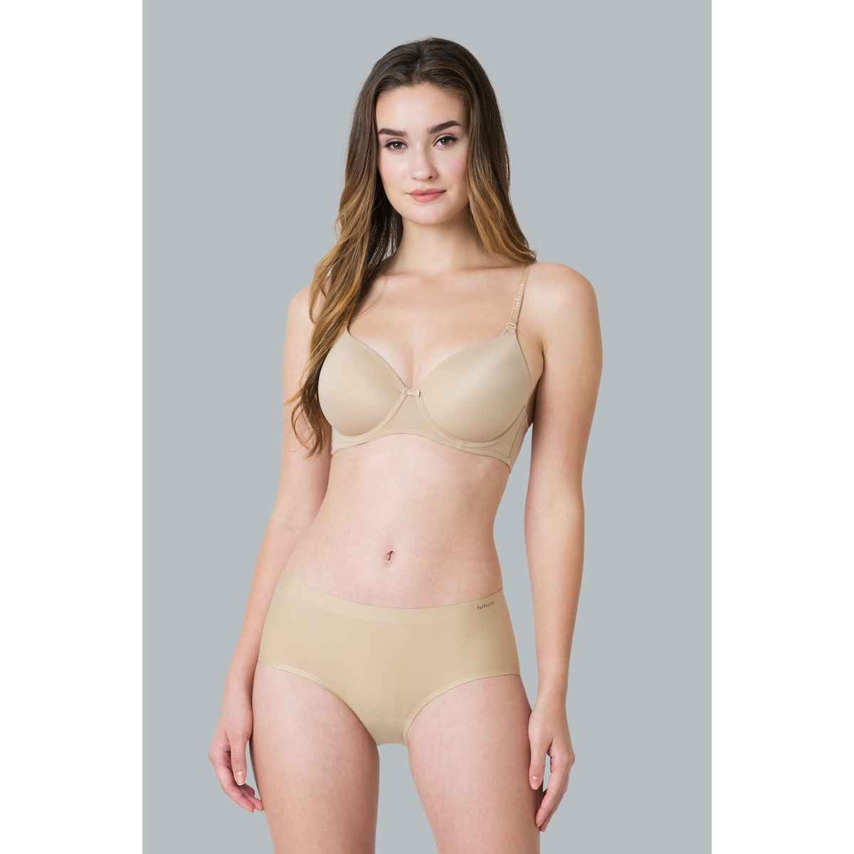 Van Heusen Women Skin No Visible Panty Line Easy Stain Release Gusset Hipster Panty - S/M