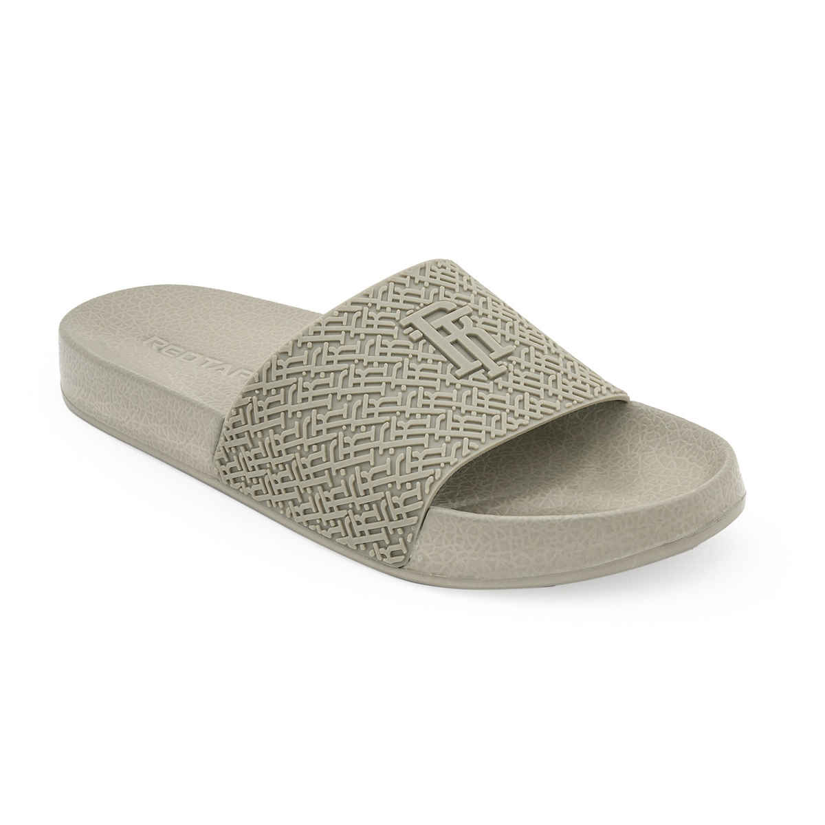 Red Tape Men's Sliders Flip-Flops | Lightweight Comfort | Flexible Support | Beige | Size 6