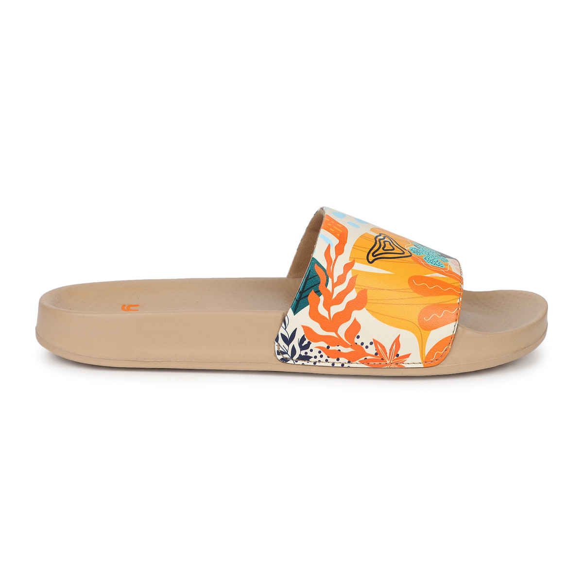 Yoho Women Sliders Tropica | Beige | UK 7