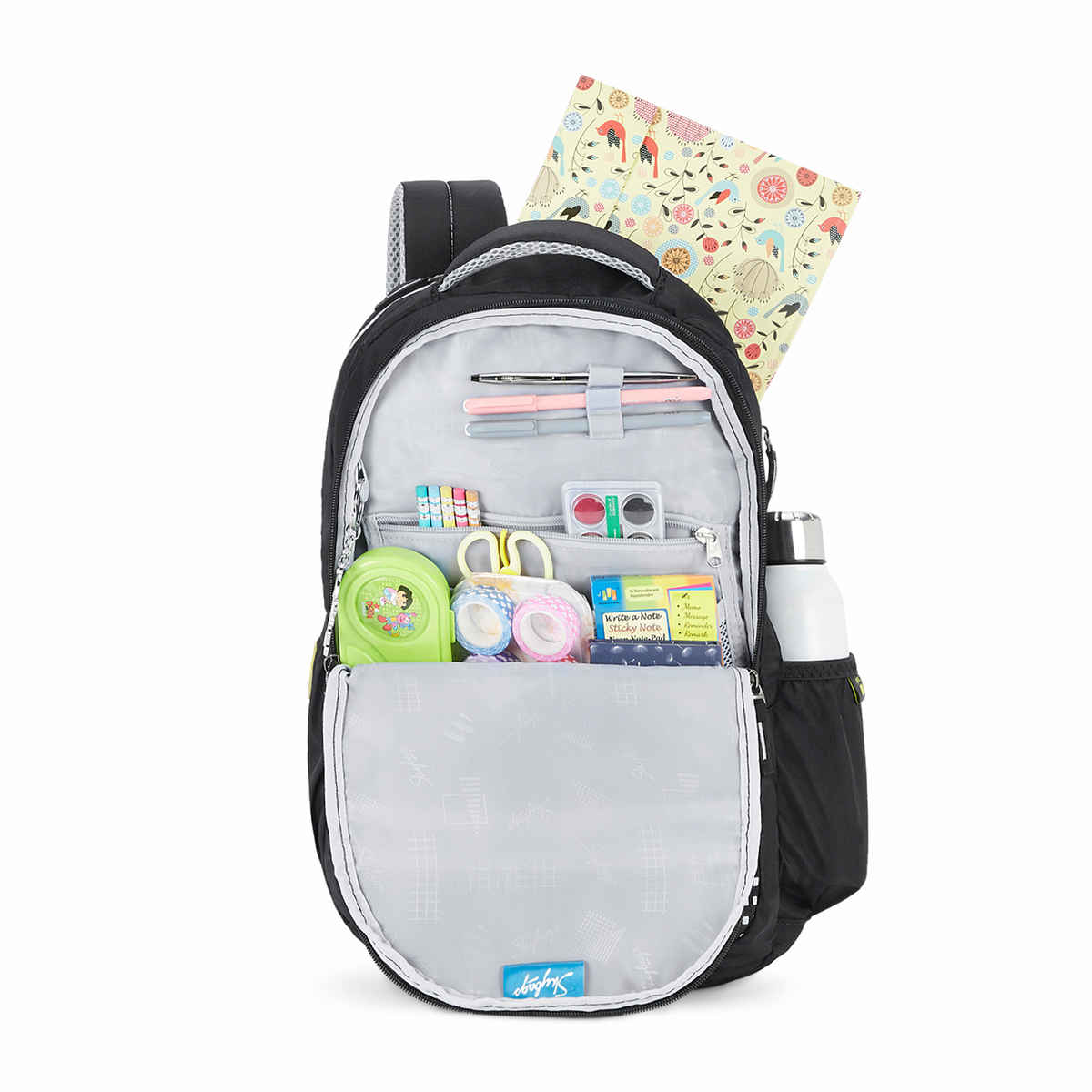 Skybags Unisex Polyester 27 L Backpack | Black - M