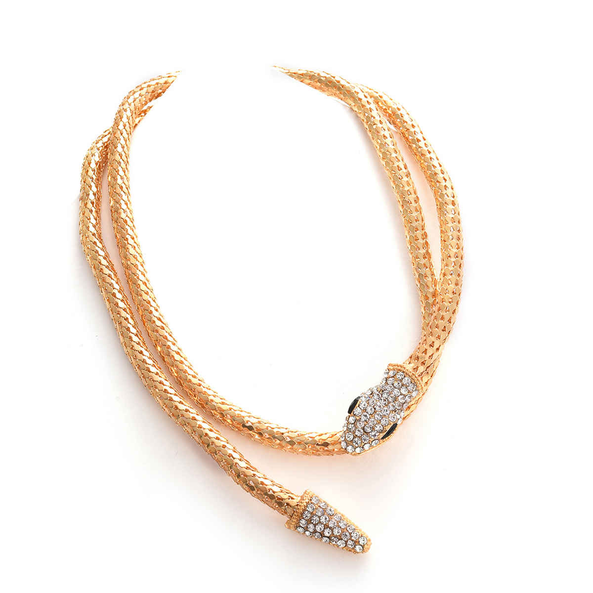 Sohi Gold Plated Designer Stone Necklace