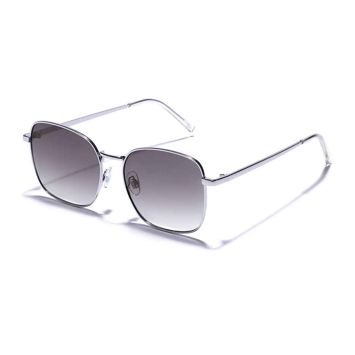 Carlton London Premium Unisex Square Sunglasses with UV Protected Lens | CLSU281 0xc003af0350 | Silver