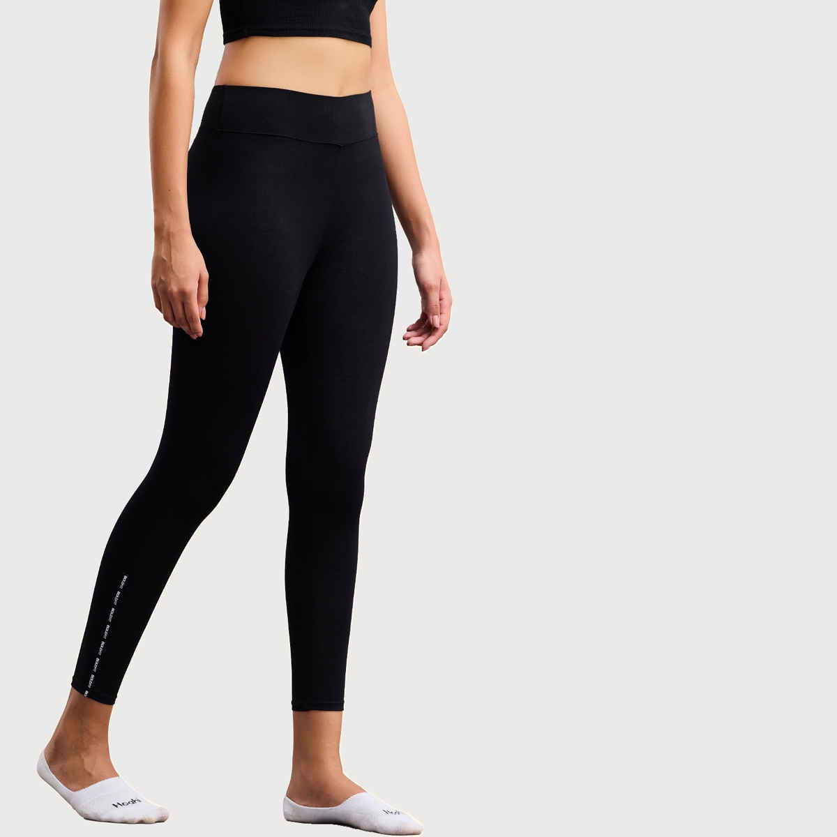 Boldfit Women's Yoga Pants Premium Stretchable Gym Leggings | Black - L