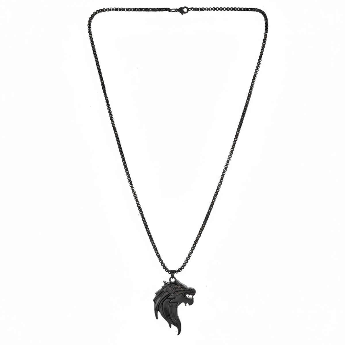 Voylla Eclipse Dragon Black Men s Pendant