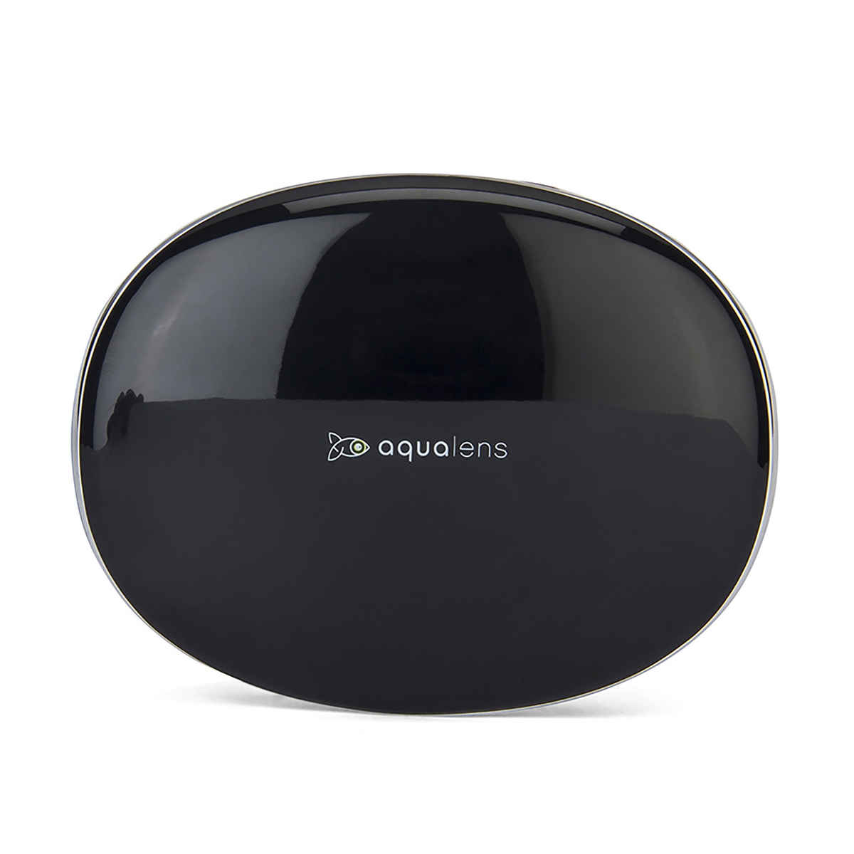 Aqualens Contact Lens Designer Case - Black | Oval
